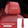 Leather Car Seat Headrest Protective Cover Accessories For Mercedes Benz AMG E S C A B Class GLE GLS CLS GLC CLA GLA GLK W211 BM1