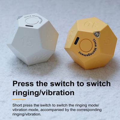 Портативный таймер Multi Cube на 1/3/5/10/15/20/25/30/45/60/90 минут с установкой вращающегося таймера, вибрацией, режимами напоминания Study Cook