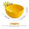 Cream-Style Fruit Serving Plate Reusable Ceramic Fruit Bowl Salad Dessert Bowl  Kitchen Use