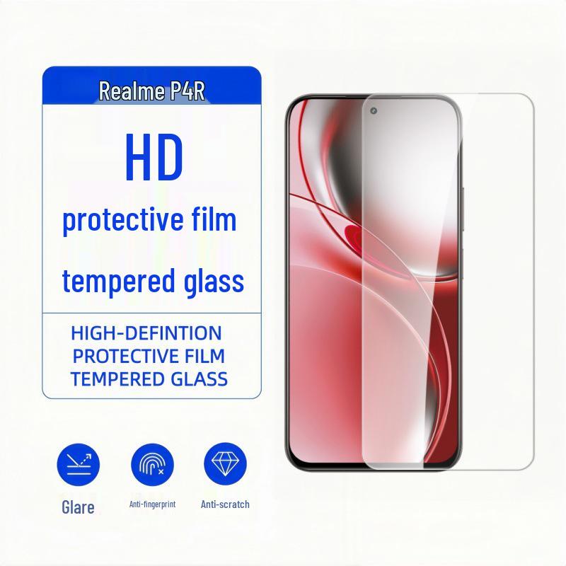 Защитное стекло Realme P4R Anti-Peep с HD-пленкой для объектива