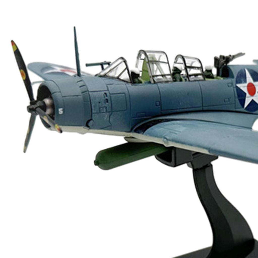 Fighter Jet Model 1:72 Scale Diecast Planes Metal Gift with Stand Collectibles for TV Cabinet