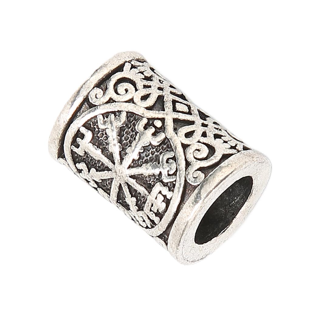 5 шт., трубочки для плетения волос, бусины, дреды, бусины для бороды, украшения для волос, аксессуары для плетения волос, ювелирные изделия «сделай сам»