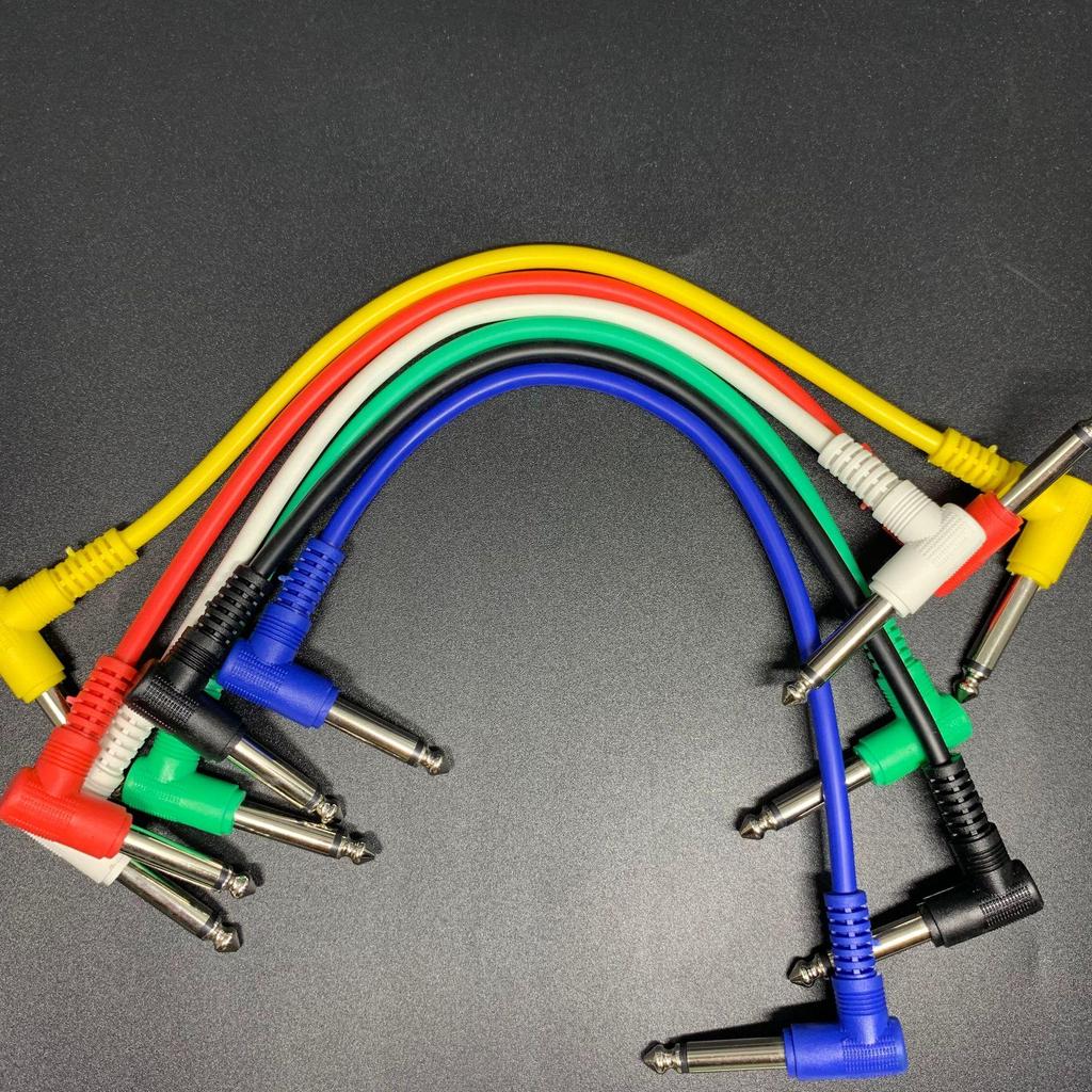 15/30cm Shielded Noise Reduction Guitar/Bass Pedal Patch Cable