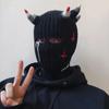 Ручной вязаный крючком мультяшный персонализированный защитный чехол для мотоциклетного шлема модный забавный чехол для шлема