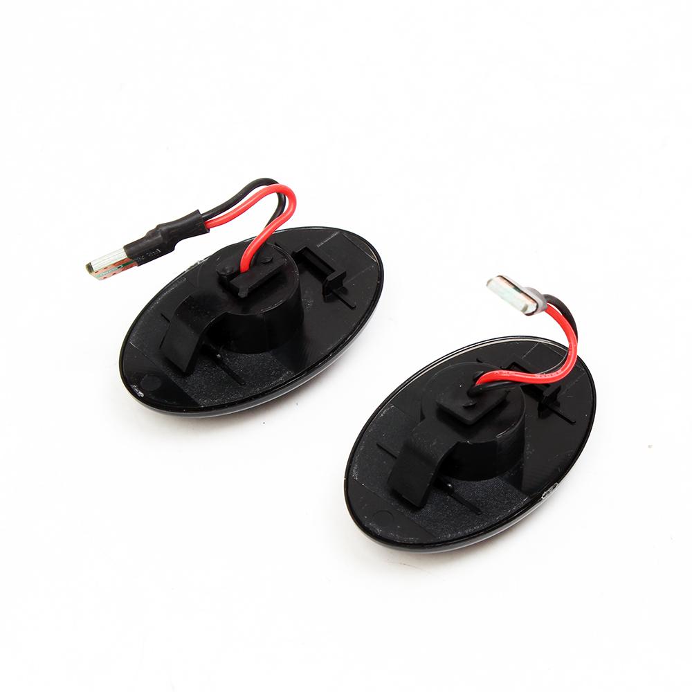 Для Ford Fiesta MK3 4 KA Mondeo Transit Tourneo светодиодный динамический боковой габаритный указатель поворота движущийся последовательный поворотник 2 шт.