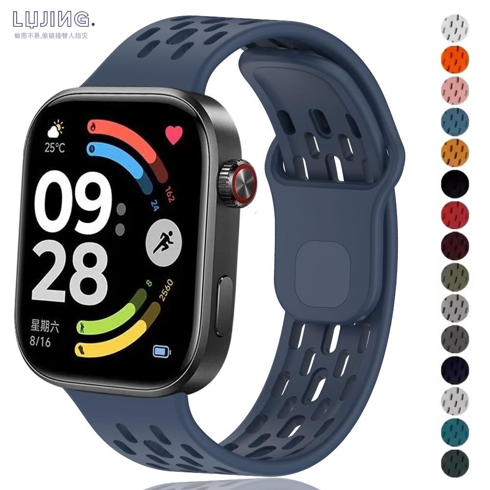 Силиконовый дышащий спортивный ремешок для Xiaomi Mi Band 10Pro 9Pro 8 Pro, удобная замена браслета для Redmi Watch 6 5 4, аксессуары