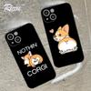 Мягкий чехол для iPhone 14 Corgi Butt, забавный милый чехол Corgi Butt для Iphone 14 11 12 Pro 8 7 Plus X 13 Pro MAX SE2020 XR XS, чехлы