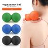 Yoga Fascia Peanut Ball Fascia Relaxation Back Shoulder and Neck Stretch Massage Fitness Multicolor Double Ball