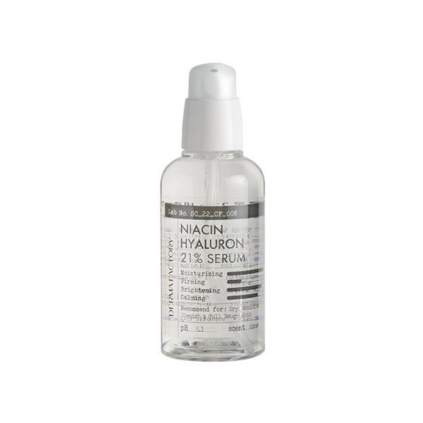 Derma Factory Сыворотка с Ниацинамидом и Гиалуроновой Кислотой, 80 мл