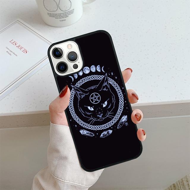 Чехол для телефона 'Ведьма Ведьмы Луна' для iPhone 17 Air 13 12 14 15 16 Чехол для Apple 14 15 16 Pro Max Plus Coque