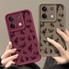 Модный черный чехол с узором бабочки для Xiaomi 13T 11T Pro Poco F6 X6 Redmi Note 13 12 11 Pro 10, матовый противоударный мягкий силиконовый чехол для телефона