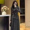Women's Autumn/Winter 2024 Knitted Sweater Dress Set - High-End Fragrance Collection