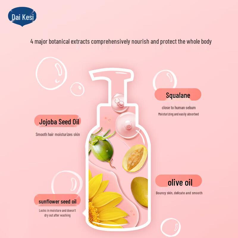 DECKS Детский шампунь и гель для душа 2-в-1 'Молочный пузырь'