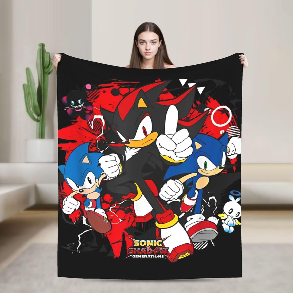 Бронированные Супер Ежик Тень Пледы Фланелевые Потрясающие Дышащие Пледы для Украшения Покрывала