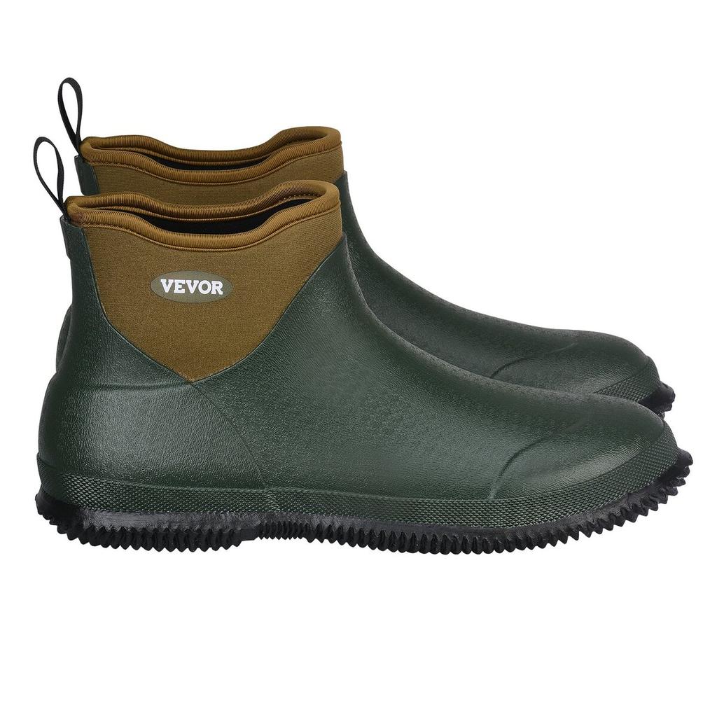 Women's Ankle Deck Boots Waterproof Anti-Slip Work Rain Boots Size 9 US