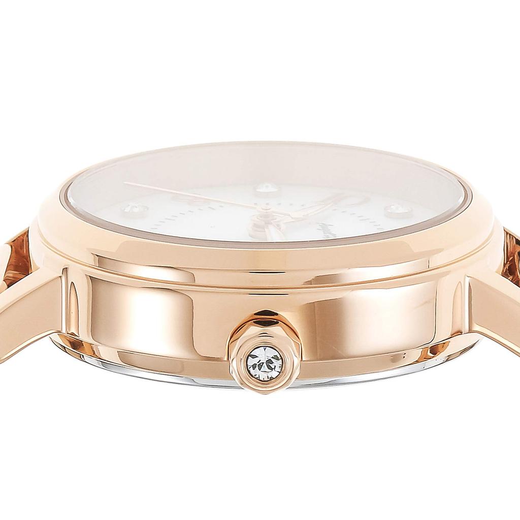 Часы Angel Heart Twinkle Heart Белый циферблат Нержавеющая сталь Солнечная батарея 24MM Обычная гарантия Часы THN24PG Розовое золото [ANGELHEART] Женские