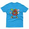 Donut Selfie Stick Character With Sneaker Shoe  Funny T-Shirt Kids Adults