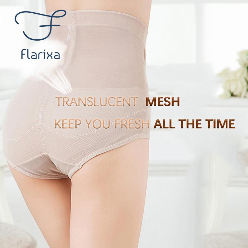 Flarixa High Waist Postpartum Body Shaping Pants Women's Briefs Seamless Briefs Tummy Control Body Shaping Pants