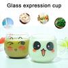 Creative Glass Cups Clear Coffee Mug Glass Mugs With Handles For Latte Mocha Cappuccino Tea and Juice Transparent Coffee Cup
