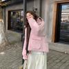 Autumn Winter Thicken Warm Parka Women Casual Sweety Solid Color Big Pocket Loose Hooded Coat Jackets Outwear