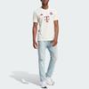 Adidas ФК Бавария 23/24 Третий трикотаж с цветочным принтом и круглым вырезом, с короткими рукавами, мужские топы Han-Jade-White HR3725