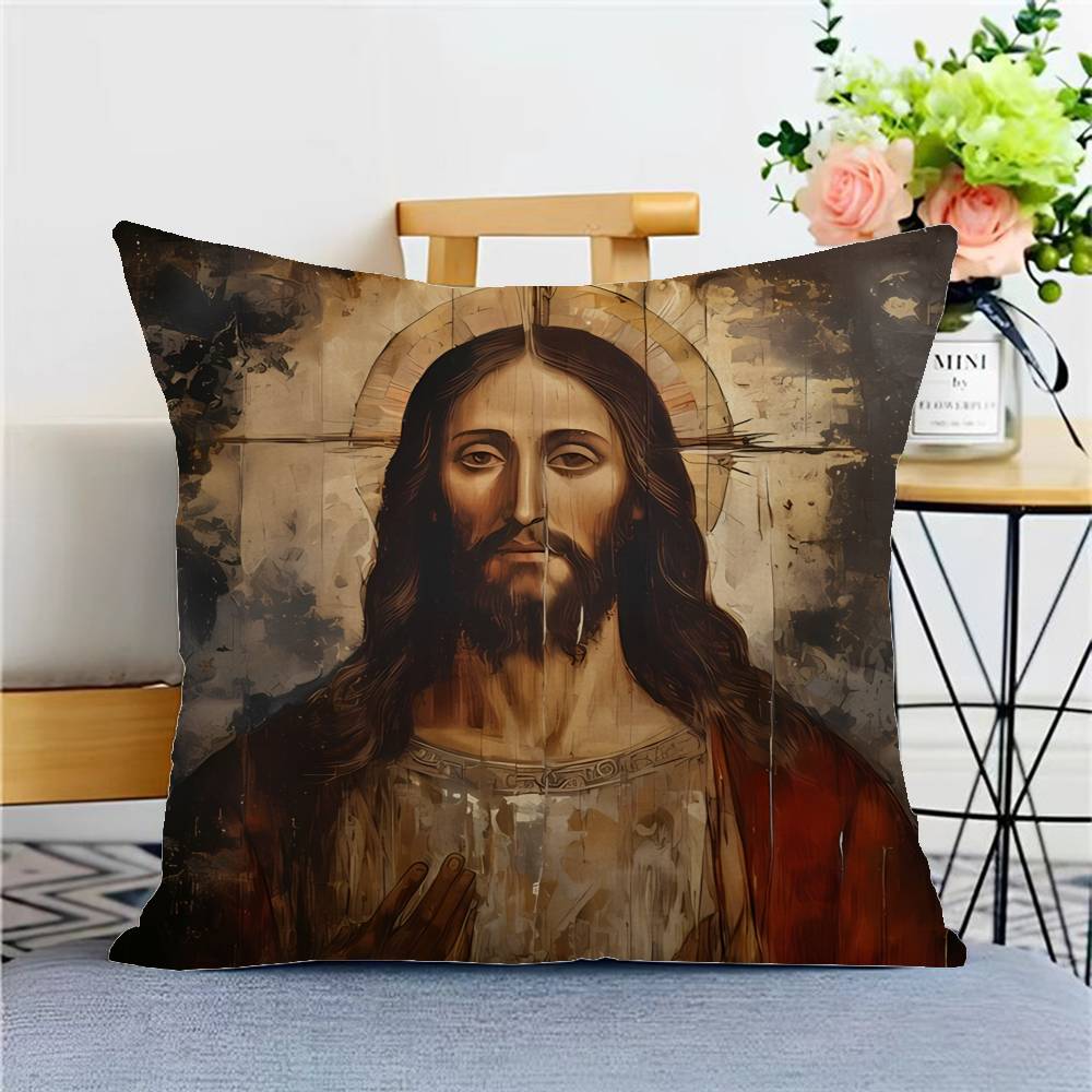 Jesus I Saw That pillow cover sofa cushion cover home room decoration children gift
