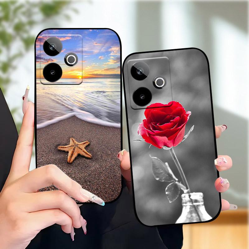 Чехол для Realme GT 7 T GT7T 2025 Новая Мода Мягкий Силикон ТПУ Задняя Крышка Телефона Для Realme GT7 Pro RMX5011 Чехол Ударопрочный Capa