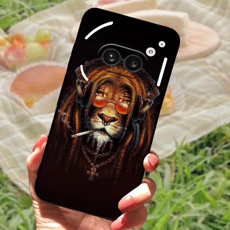 Чехол-бампер для Nothing Phone 2A, силиконовый, мягкий, модный, черный, Full Protective A142 Capa