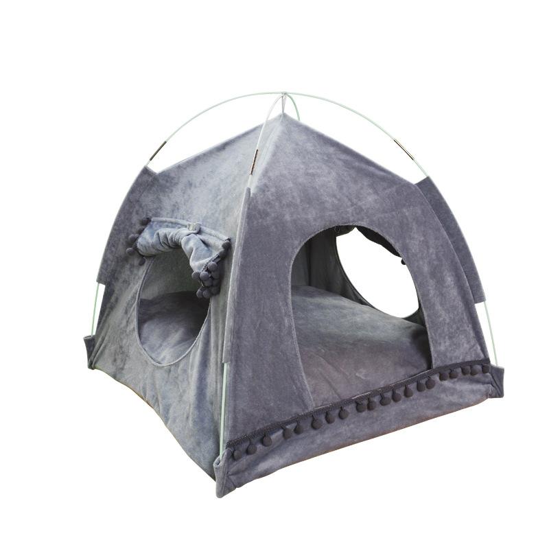 Cat Nest Tent for All Seasons Cat House for Kittens Enclosed Removable and Washable Outdoor Waterproof Pet Cat Summer Tent