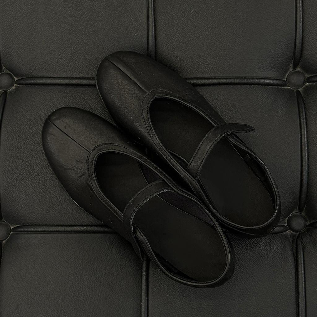 Версия из коровьей кожи~ Балетки на плоской подошве в стиле Мэри Джейн на липучке, женские туфли с неглубоким вырезом на мягкой подошве для работы и повседневной носки