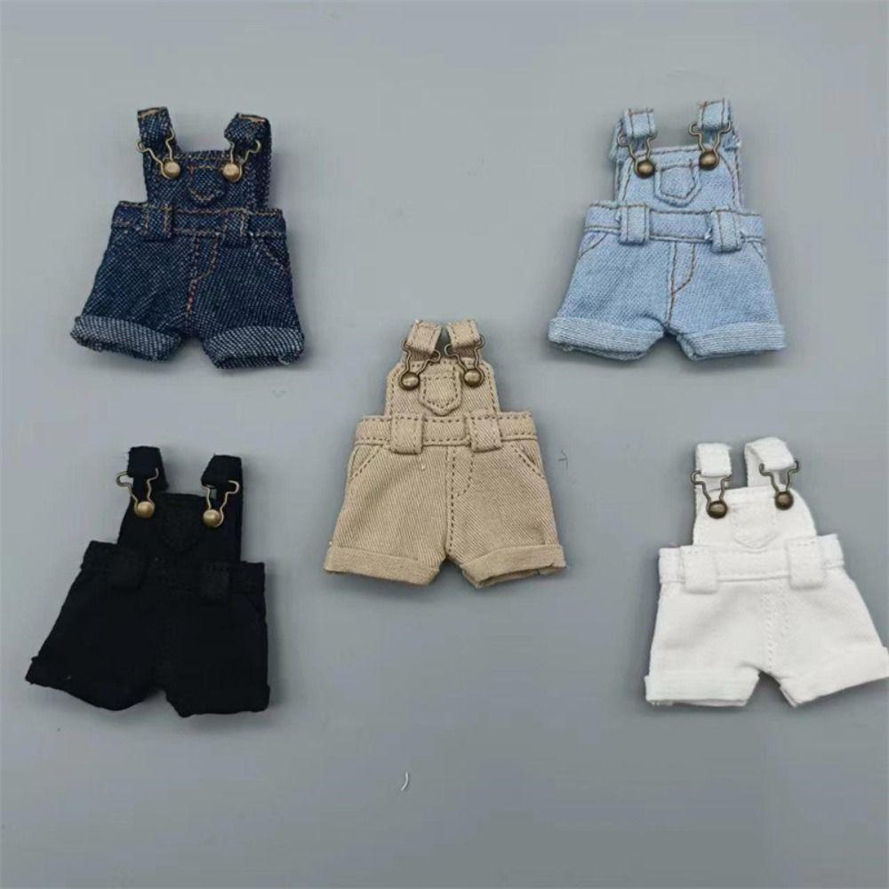 Handmade Dolls Wear Shorts Casual Wear Doll Rompers Clothes for 1/12 BJD Dolls/for 1/11OB11 Dolls