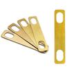 MX0312D 8Pcs Guitar Neck Shims 0.2mm 0.5mm 1mm Thickness Brass Shims Set Connection Neck Plate Bolt-on Neck Repair Luthier Tool