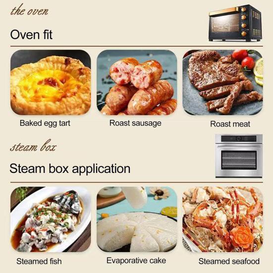 Stainless Steel Lunch Box with Transparent Lid Leakproof Food Container for Cheese Deli Meat Fruits Oven Baking