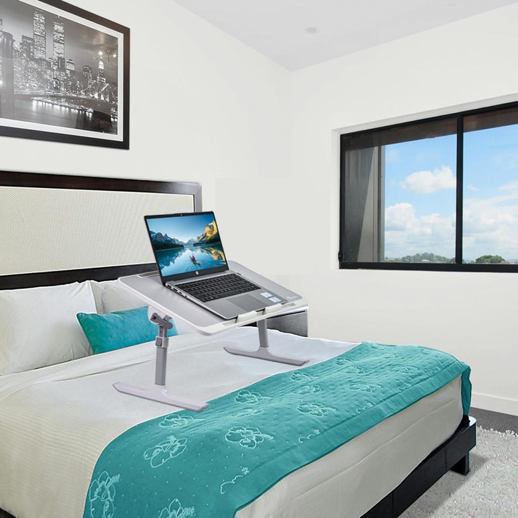 Складная кровать Мини Низкая Клавиатура для чтения Ноутбук Планшет Регулируемая высота и с ящиком Стол, Письменный стол, Столик, Подставка, Стол, Держатель, Угол, Легкий,