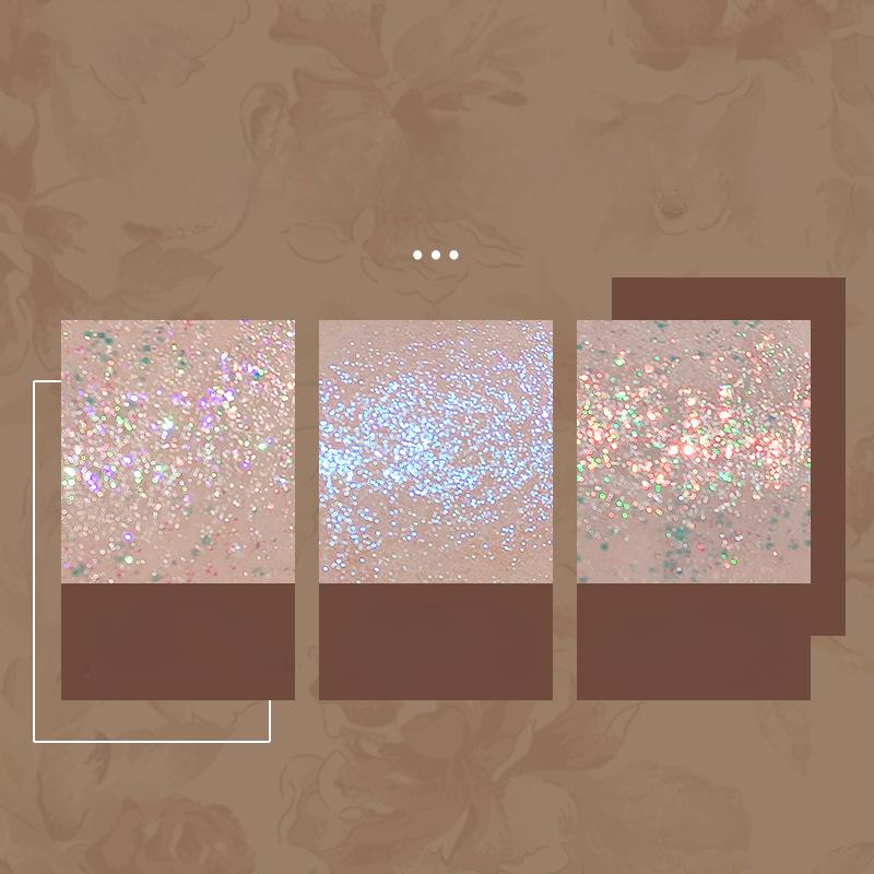 Жидкие тени для век с бриллиантами и блестками, перламутровый шелкопряд, осветляющие тени для век в стиле ретро