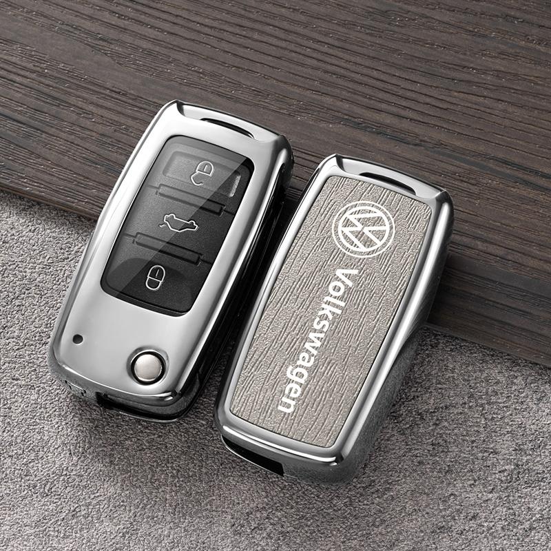 Чехол-брелок для ключа автомобиля VOLKSWAGEN VW для VW Volkswagen Polo Tiguan Passat B5 B6 B7 Golf 4 5 6 MK6 Jetta Beetle Eos Scirocco Up T