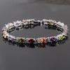 Браслет Wind Jewelry Синий Кристалл Белый Цирконий Цвет Цирконий Смешанный Цвет Аксессуары для Девочек Ювелирные Изделия