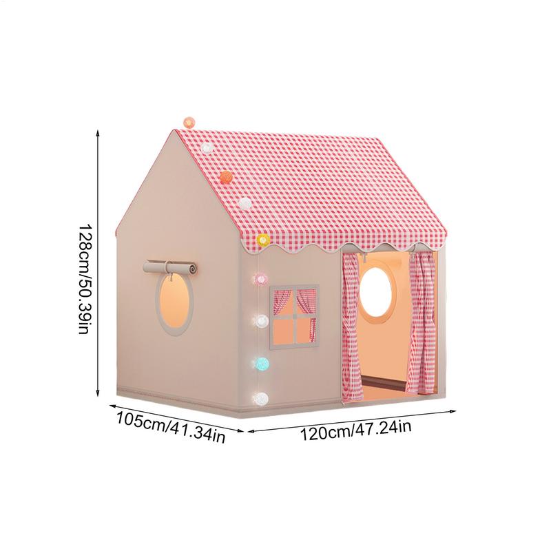 Большая игровая палатка для детей для использования в помещении, складной замок принцессы, игровой домик, секретная база для детей, палатка для игр, кровать-игра
