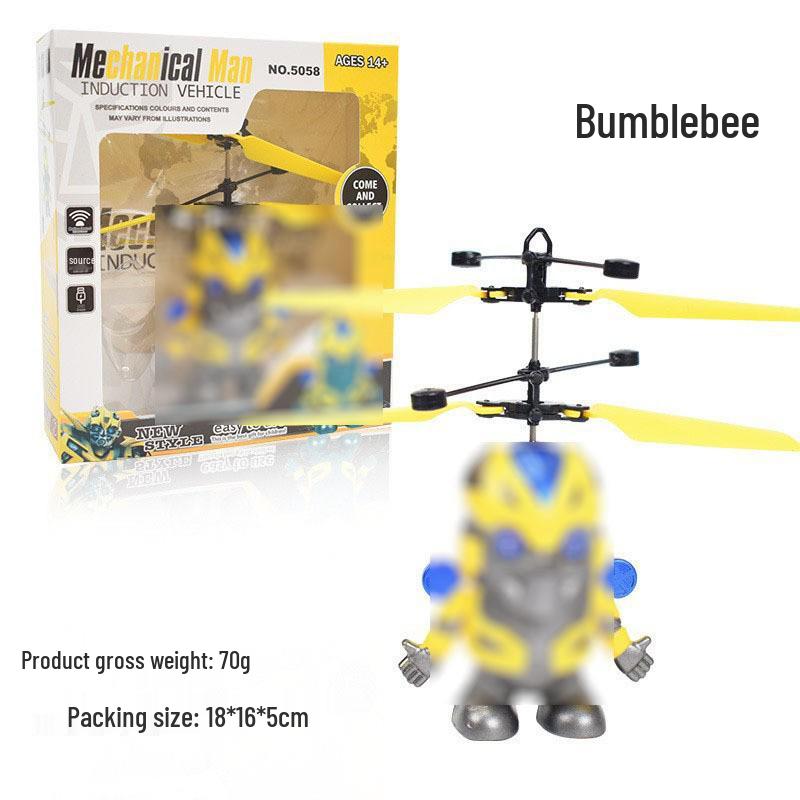 Smart Induction Fairy Helicopter: Seven-Color Crystal Ball Toy