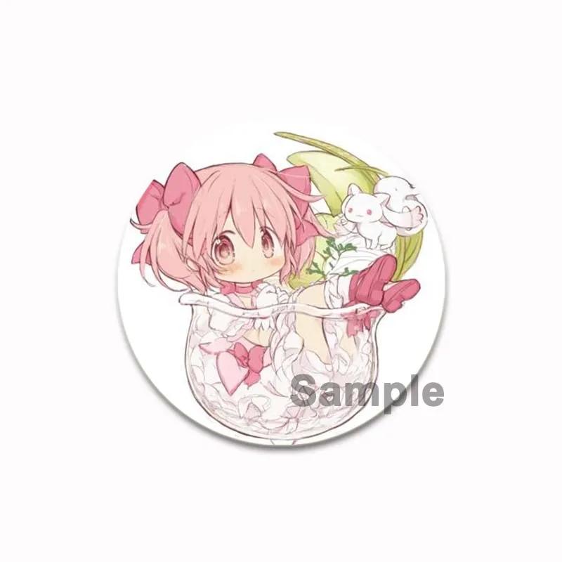 32/44/58 мм Puella Magi Madok Magica Pins Милая аниме-фигурка Akemi Homura Kaname Madoka Брошь Значок Рюкзак Обувь Ювелирные изделия Аксессуары