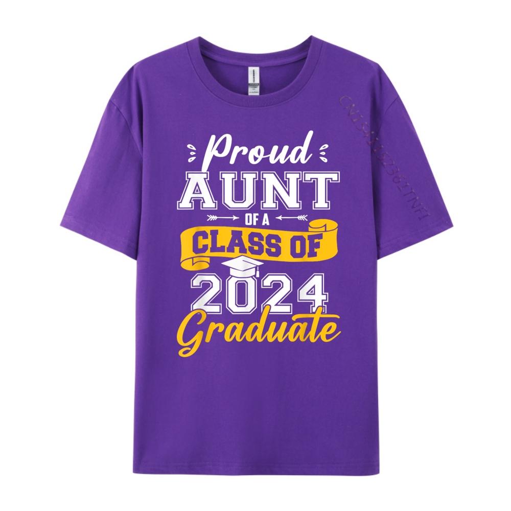 Graduation Proud Aunt Of A Class Of 2025 Graduate Free Shippping Clothes Fall Luxury TShirt Big And Tall New Years Eve