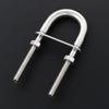 Yacht Boat Hardware 304 Stainless Steel Bow Stern Eye Screw Pads Rope Rigging Screw with Nut