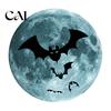 Luminous Window Decorations Halloween Glow in The Dark Wall Stickers, Moon Bat Tombstone Raven Clings Ghost Decals, Waterproof for Holiday