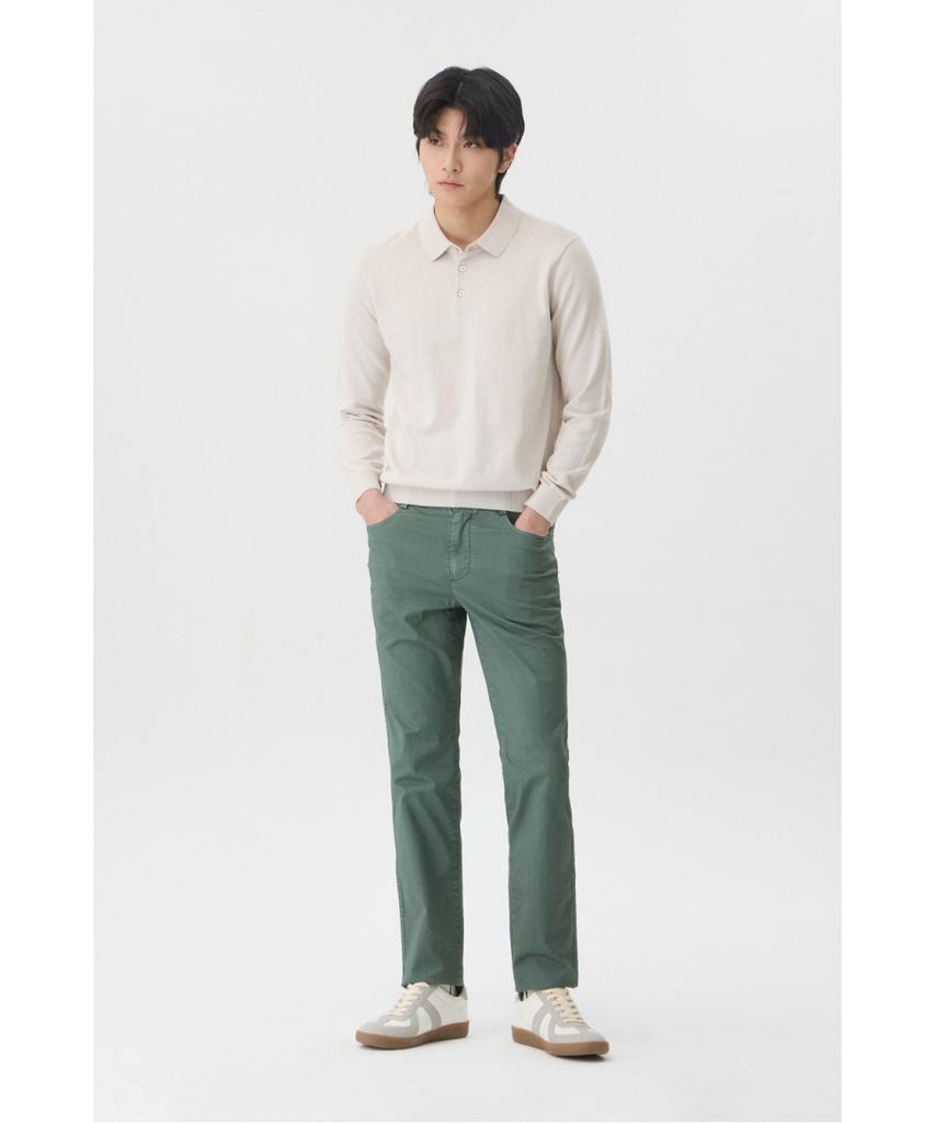 BRENTWOOD [Essentials] Washable Polo Neck Sweater Brwax26211Ivx