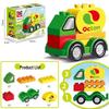 Совместимо с LEGO Duplo: Универсальные инженерные машинки и креативные строительные блоки - Образовательная игрушка для детей