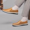 FashionFashion Brand Formal Mens Loafers Moccasins Breathable Slip on Retro Dress Shoes Men Sneakers Natural Leather Men Casual Shoes