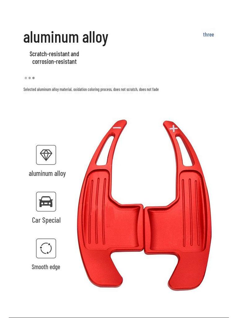 Ford Mustang 2015-2020 Aluminum Alloy Steering Wheel Paddle Shifters