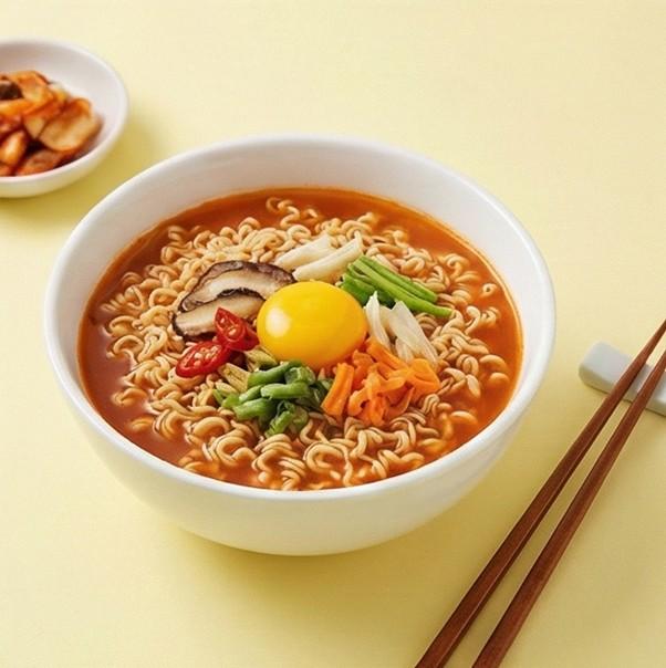 Ottogi Ottogi Jin Ramen Spicy Flavor BTS Выбор Джина и набор кукол BTS