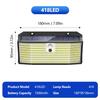 Outdoor Solar Motion Sensor Lights 468/528 LED Waterproof Solar Security Wall Lights for Garden Patio Pool Yard Fence Driveway
