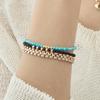 [Own] 14K Italian Cut Ball Turquoise Bracelet